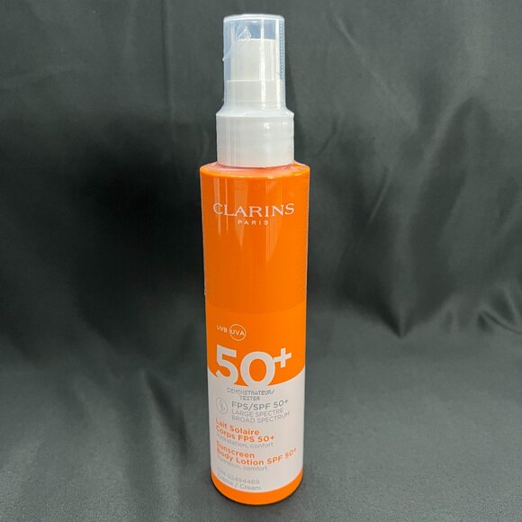 Clarins Sunscreen Body Lotion Spray SPF 50+ - Picture 1 of 4